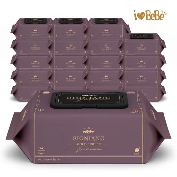 시그니앙 골드퍼플 물티슈 82평량 70매x20개 17,494원
