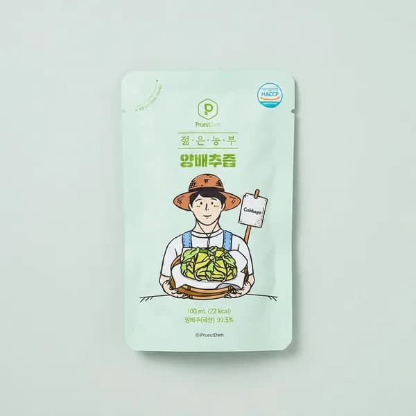 푸릇담 젊은농부 양배추즙 100ml 30팩 7900원