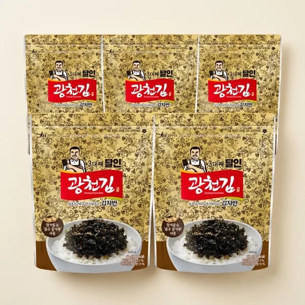 광천김 3대째 달인 김자반 60g 5봉 7,900원