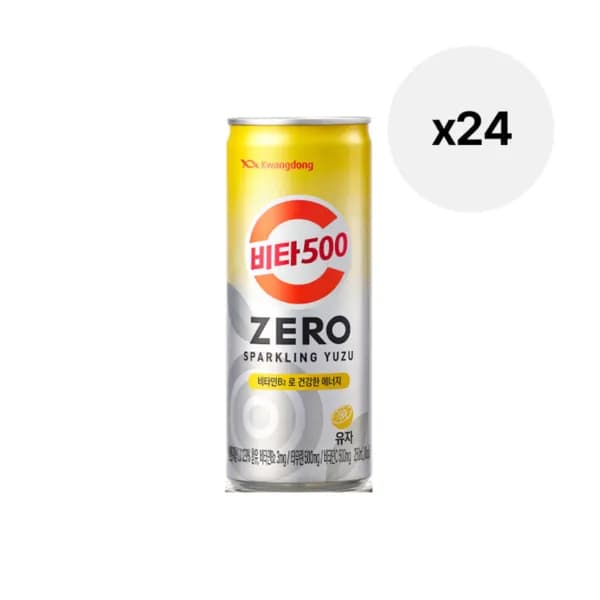 비타500 제로스파클링유자 250ml 24입