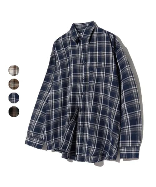 레거시 빈티지 오버핏 포켓 긴팔 체크 셔츠 9,900원