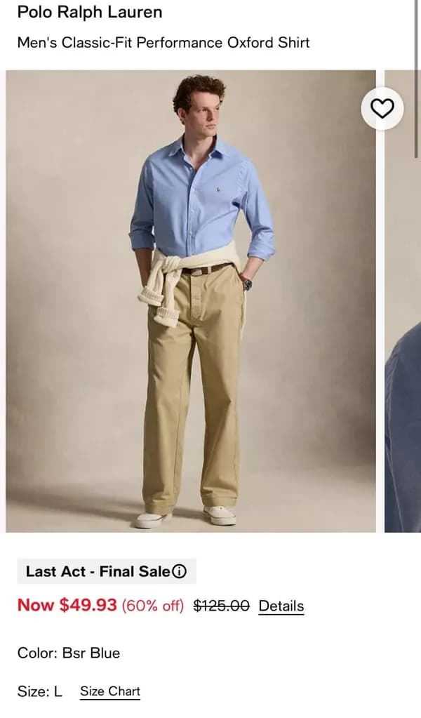 메이시스 폴로 셔츠 49$