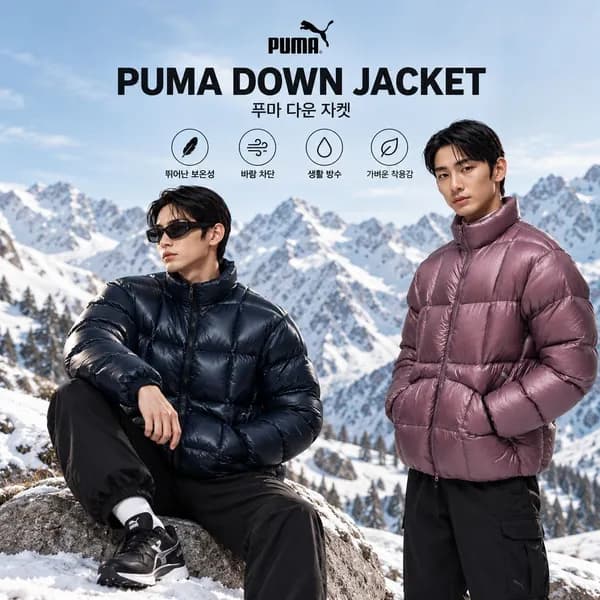 푸마 미드 구스다운 97,500원