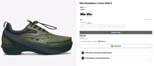 Kiko Kostadinov x Crocs VAALS