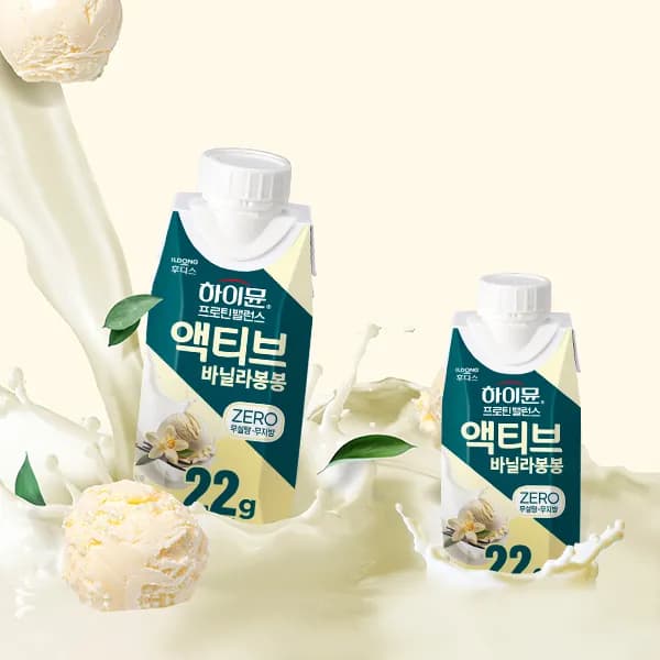 일동후디스 하이뮨 프로틴 밸런스 액티브 바닐라봉봉 제로 250ml 18개 19,800원