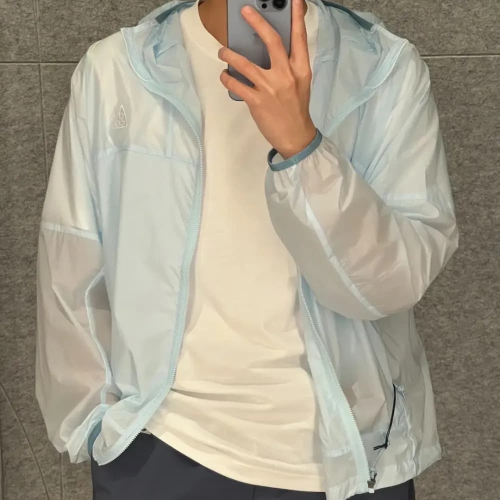 나이키 신더콘 스카이블루 8.4발