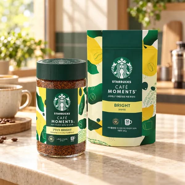 스타벅스 카페모먼트 브라이트 JAR 65g 1개 + 파우치형 100g 1개