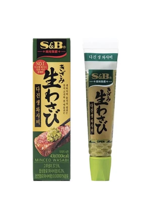 에스앤비 다진 생 와사비 43g 1개 2,140원
