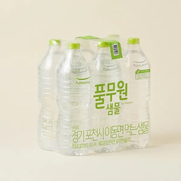 풀무원 샘물 생수 2L 12개 4,960원