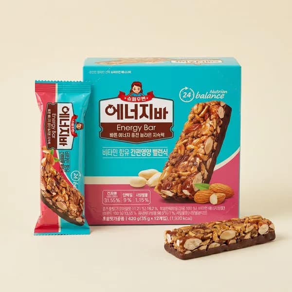 슈퍼우먼 에너지바 12개입 3박스 15120원
