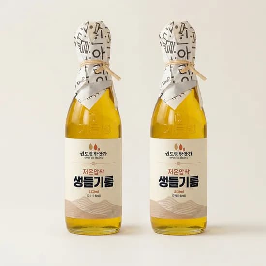 권도령방앗간 생들기름 350ml 2개