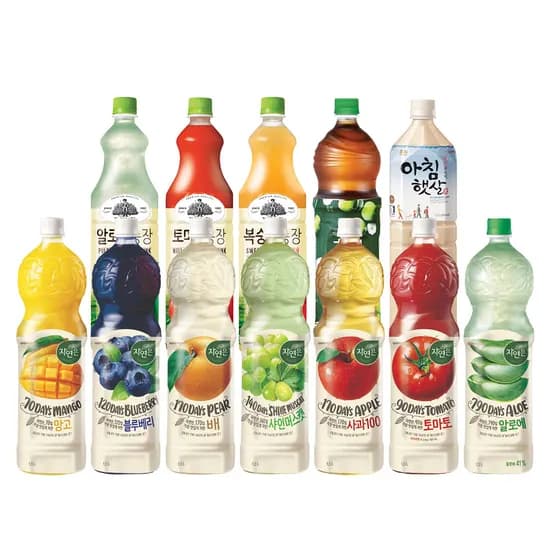 하루특가) 가야농장 자연은 종합 음료 세트, 1.5L, 12개