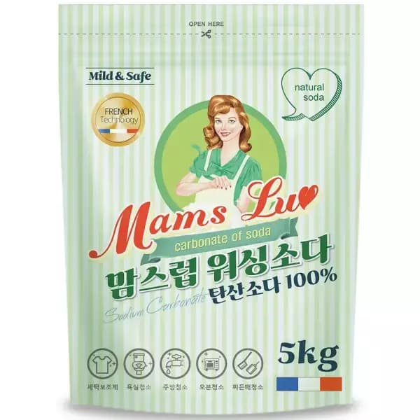 맘스럽 땀냄새제거 천연 100% 워싱소다 5kg