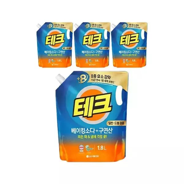 테크 베이킹+구연산 액체세제 일반 드럼 겸용