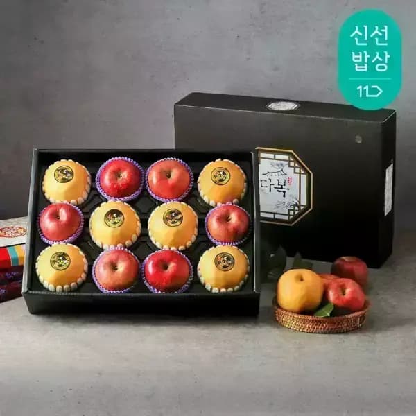 사과배 혼합 선물세트 1호 5kg (배6+사과6) (45,510원/무료)