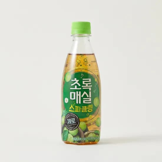 PICK) 초록매실 스파클링 제로, 350ml, 20개