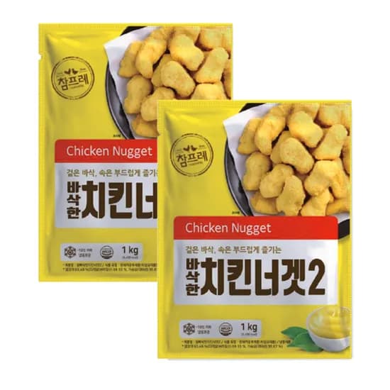 참프레 바삭한 치킨너겟2 2kg