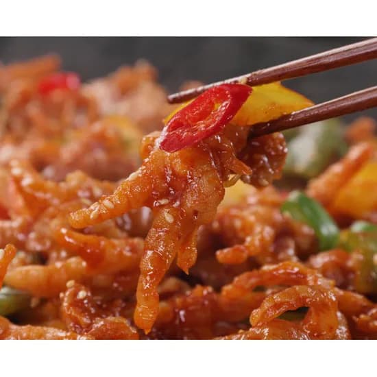 위즈인터내셔널 직화구이 무뼈 닭발 8팩 150g 총 1.2kg