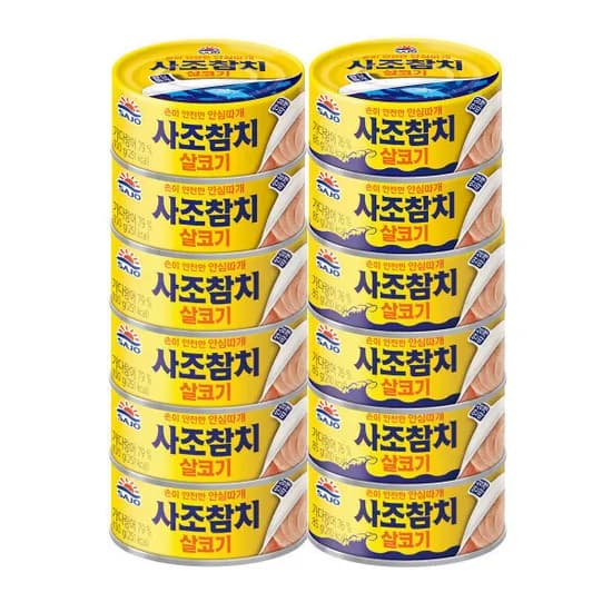 사조 살코기참치 12입(100gx6+85gx6)