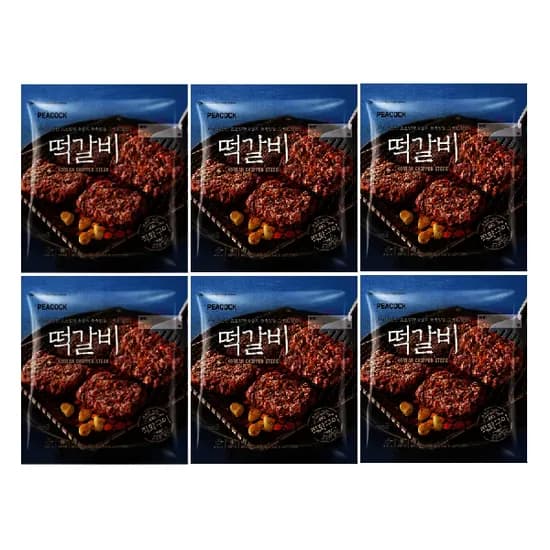 피코크 떡갈비 450gx6팩 신세계푸드