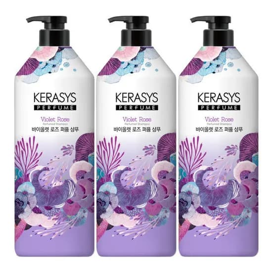 케라시스 퍼퓸 바이올렛 로즈 샴푸 1L 3개