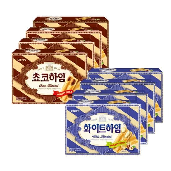 초코하임 142g 4팩 화이트하임 142g 4팩