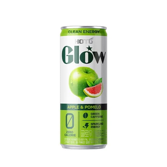 하루특가) 핫식스 글로우 애플&포멜로, 355ml, 24개