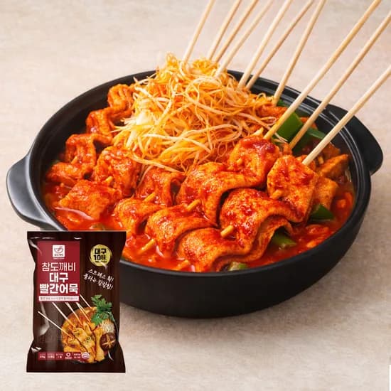 참도깨비 서문시장 빨간 어묵10개입 X 3봉