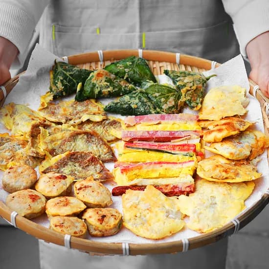하루특가) 세이브밀 수제 모둠전 5종, 1kg, 1개