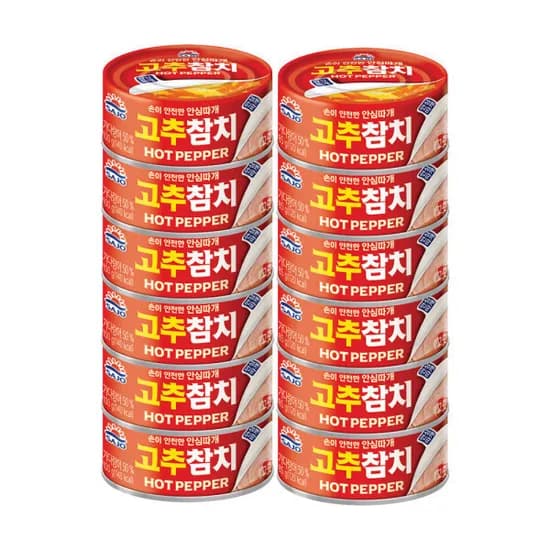 사조 고추참치 12입(100gx6+85gx6)