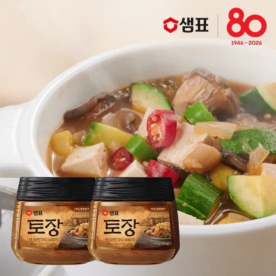 샘표 토장 900g 2병 [원산지:상세설명에 표시]