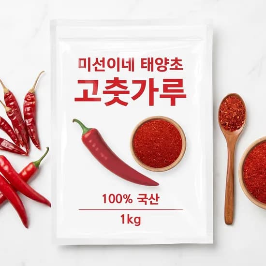 하루특가) 미선이네 국내산 태양초 햇 고춧가루, 1kg, 1개