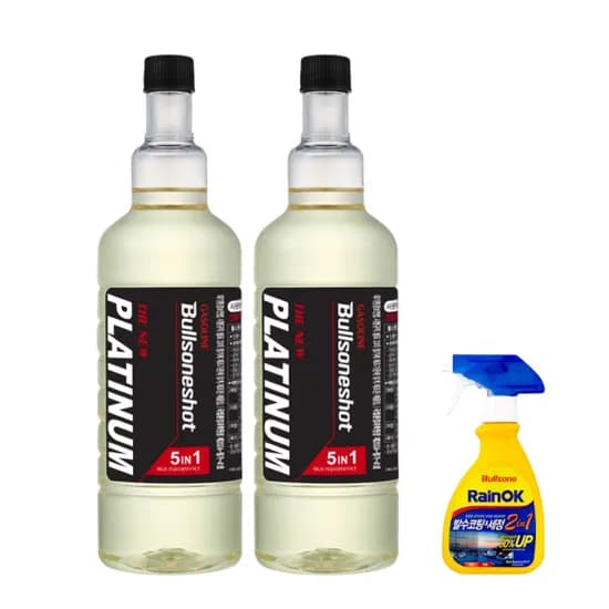 불스원샷 플래티넘 연료첨가제 5in1 500ml 2종택1