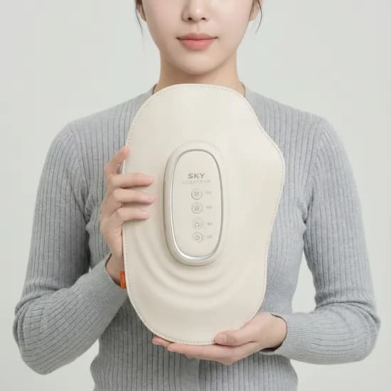 하루특가) 스카이 플래티넘 공기압 온열 손 마사지기, EM12, 베이지, 1개