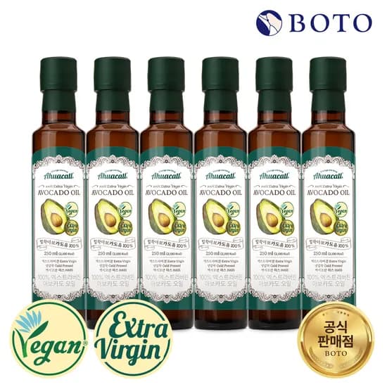 보뚜 아후카틀 엑스트라버진 아보카도오일 250ml 6개