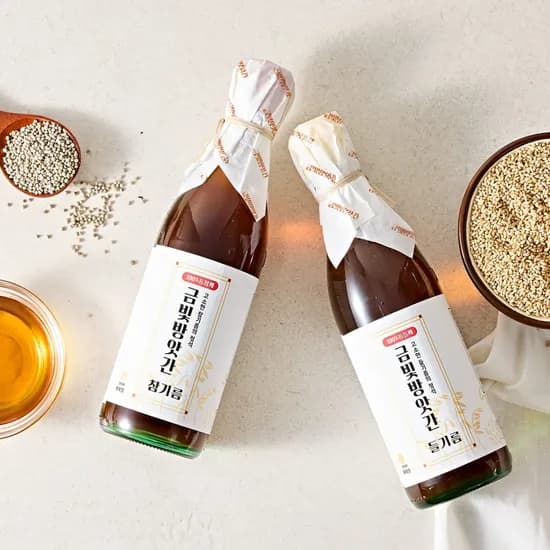 상기 참기름 350ml x 2병