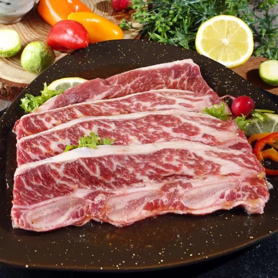 호주청정우 la갈비 1kg호주산(구이용)