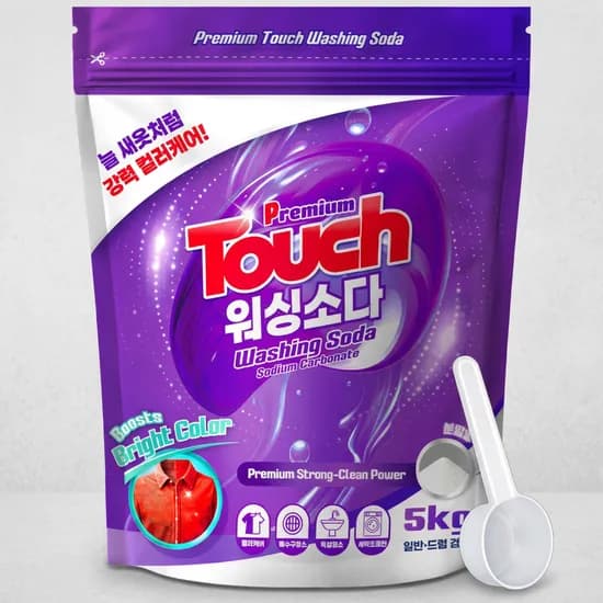 하루특가) 터치 프리미엄 워싱소다, 5kg, 1팩