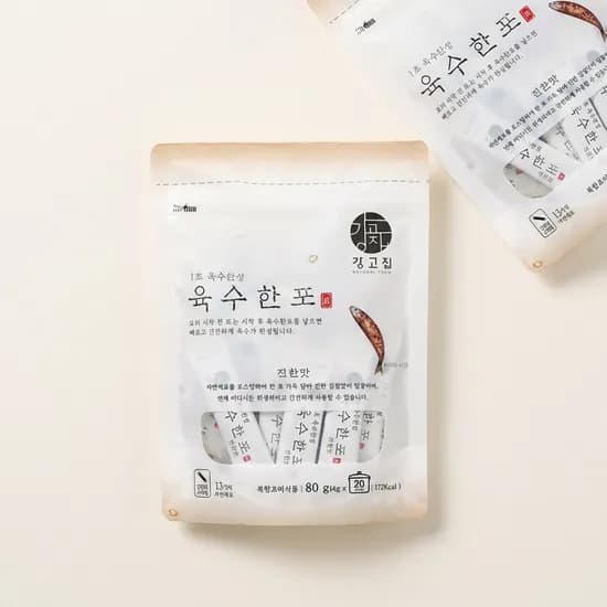 하루특가) 강고집 육수한포 진한맛, 4g, 20포, 2봉
