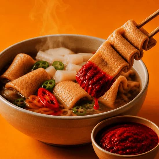 생선숙편25년전통 꼬치어묵 8개x4팩(가쓰오 소스포함)+불맵장 소스500g 신제품 오픈특가