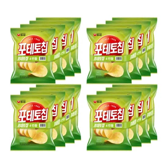 포테토칩 오리지널 4번들(160g) x 4
