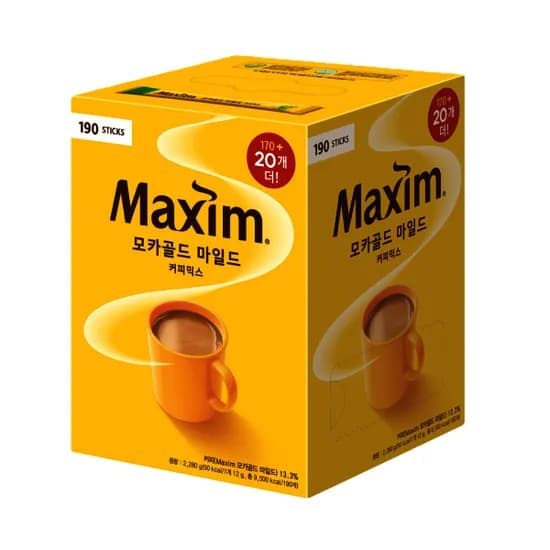 맥심 모카골드 마일드 170T+20T 총190T