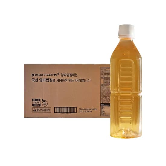 양파껍질차 500ml, 24병 가격 갑자기 바뀜ㅋ 유통기한 때문에 그런듯 ㅋ