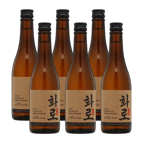 화로 17도 375ml 6개 2년숙성 순수소주