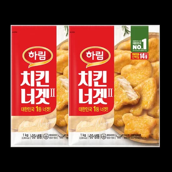 하림 치킨너겟2 1kg 2봉