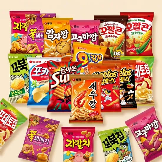 하루특가) 인기 스낵 14종 세트, 1박스