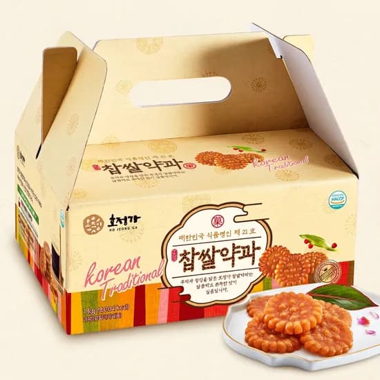 강력추천) 호정가 찹쌀약과 세트, 1kg, 1박스