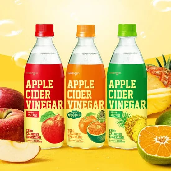 애사비 500mL 제주청귤하귤 외 3종 24입 골라담기 제로칼로리