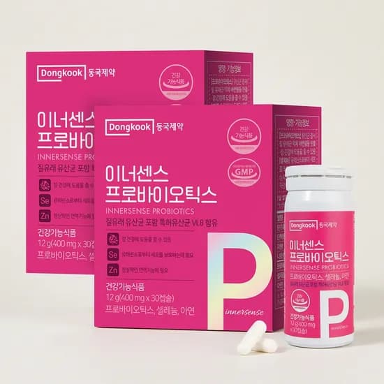 하루특가) 동국제약 이너센스 프로바이오틱스, 400mg, 30캡슐, 2개