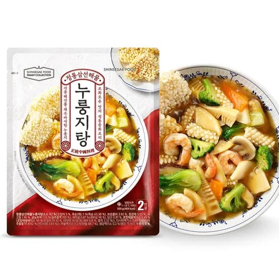 ] 신세계푸드 마스터컬렉션 정통 삼선 해물 누룽지탕 500g 3개 [원산지:상세설명에 표시]